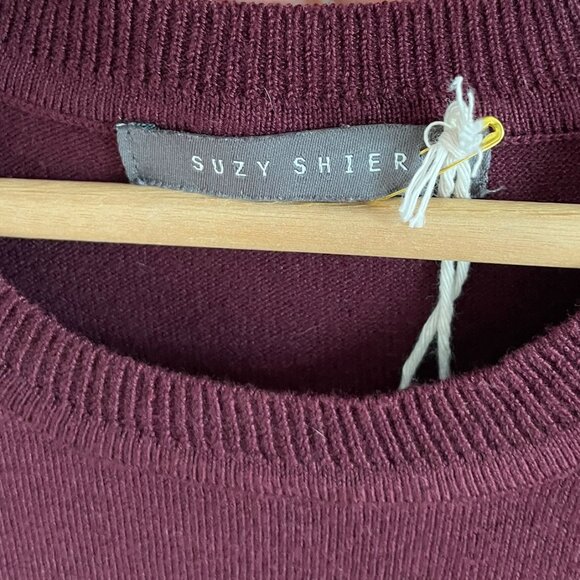 Vintage Suzy Shier Knit Ruch Panel Top - Picture 4 of 8